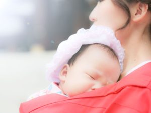 お宮参りの写真